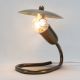 Kleine Alte Tischlampe Leuchte Lampe 50s Nachttisch Messing Vintage Lamp Brass 1950-1959 Bild 1
