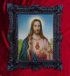 GemÄlde Sacro Cuore Di Gesu Jesus Ikonen Bilder Antik Barock Look 45x38cm 345b Votivbilder & Sakralmalerei Bild 1