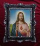 GemÄlde Sacro Cuore Di Gesu Jesus Ikonen Bilder Antik Barock Look 45x38cm 345b Votivbilder & Sakralmalerei Bild 3
