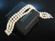 Klassische Perlen Edles Armband 3 Reihig Akoya Zuchtperlen Weiss Gold 585 Schmuck & Accessoires Bild 5