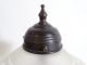 Tolle Stehlampe Wohnzimmerlampe Im Jugendstil Mit Glasschirm Ca.  39 Cm Gefertigt nach 1945 Bild 3