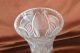 Kristall Vase Tischvase Kristallvase 16cm 670g - 60er Jahre Kristall Bild 2