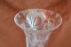 Bleikristall Vase Glatter Rand - Toller Schliff - 20cm - Ca.  530g Kristall Bild 1
