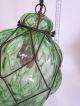Murano Traubenlampe Mundgeblasen Deckenlampe Hängelampe Grün Rarität Glas & Kristall Bild 5