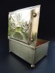 :: Carl Deffner Esslingen Jugendstil Dose Messing Art Nouveau Box Brass Humidor 1890-1919, Jugendstil Bild 3
