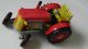 Blechspielzeug - Traktor Rot Von Kovap Komplett Mit Schlüssel Fahrbar Top Gefertigt nach 1970 Bild 1
