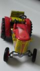 Blechspielzeug - Traktor Rot Von Kovap Komplett Mit Schlüssel Fahrbar Top Gefertigt nach 1970 Bild 4