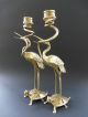 Jugendstil Bronze Kranich Schlange Snake Leuchter Crane Turtle Art Nouveau A Wmf 1890-1919, Jugendstil Bild 3