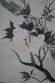 Antikes Japanisches Rollbild Kakejiku Blumen Japan Scroll 3444 Asiatika: Japan Bild 1