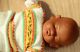 Antike Baby - Puppe - Negerbaby Nr 713 - 18 Cm - Mit Kleidung - Schildkröt? Look Puppen & Zubehör Bild 1