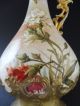 Jugendstil Karaffe Vase Floral Keramik At Nouveau Jug Malerei Wahliss Amphora ? 1890-1919, Jugendstil Bild 2