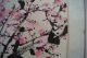 Antikes Japanisches Rollbild Kakejiku Sakura Kirschblüte Japan Scroll 3451 Asiatika: Japan Bild 5