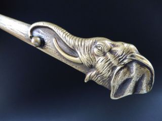 Wiener Bronze Jugendstil Elefant BriefÖffner Letter Opener Elephant Art Nouveau Bild