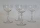 4 Antike Weißwein Gläser Weingläser Mit Tollem Stil Herrliche Blattverzierung Glas & Kristall Bild 1