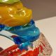 Murano Clown Aschenbecher Ashtray Bunt Farbenfroh Mundgeblasen Top Glas & Kristall Bild 5