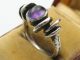 Handarbeit Vintage Modernist Amethyst Ring Im Oly Stil Aus 925 Silber Ringe Bild 1