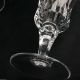 Weingläser 5x Vintage Kristall Oliven Kerbschliff Facettierter Stengel 13,  9cm Kristall Bild 5