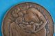 Alte Bronzeplakette/medaille Bronzerelief 19900/1910 Signiert Mh Anhänger & Pilgermedaillen Bild 1