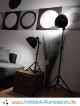 2x Bauhaus Tripod Steh Lampe Dreibein Stativ Art Deco Loft Vintage Studio Leucht Ab 2000 Bild 1