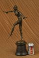 Bronzeskulptur Tanzende Frau Chiparus Kunst Deko Geschenk Antike Bild 2