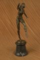 Bronzeskulptur Tanzende Frau Chiparus Kunst Deko Geschenk Antike Bild 6