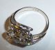 Ring 585 Gold Weißgold Brillantring 3 X Ca.  0,  23 Ct. ,  15 X 0,  02 Ct Art Deco Stil Ringe Bild 4