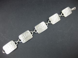 Armband Silber 835 Jugendstil Art Deco Alt Antikes Filigran Bild
