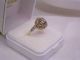 Brillant/diamant - Ring Um 1890/1900: 585er Gelbgold: Ca 0,  70 Ct In Silberfassung Ringe Bild 6
