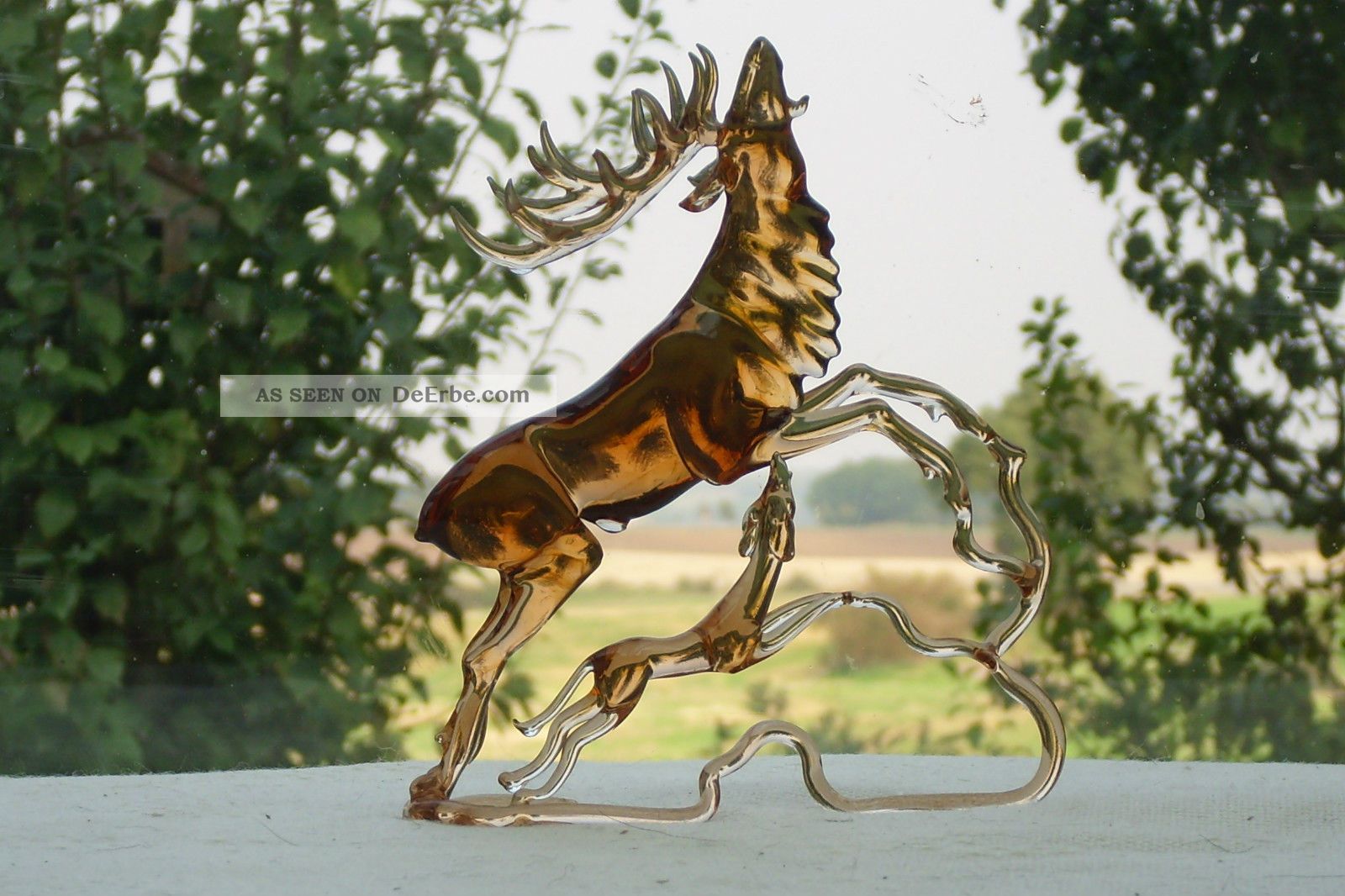 Sehr Selten Glasfiguren,  Triere Figuren.  Ca: H.  17 Cm,  B.  14,  5 Cm,  T,  6,  5 Cm. Glas & Kristall Bild