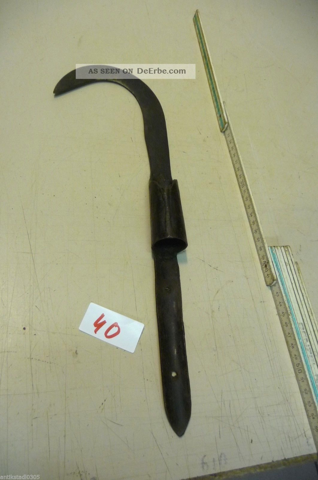 Nr.  40.  Altes Werkzeug Gartenwerkzeug Old Tool Schlosser Bild
