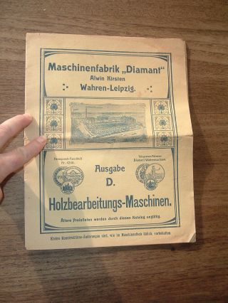 Maschinenfabrik Diamant Alwin Kirsten,  Wahren - Leipzig,  Katalog,  Ca.  1900 Bild