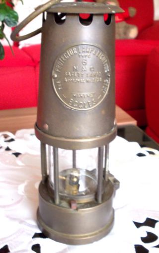 Englische Benzin - Sicherheitslampe Typ 6 / M & Q Vintage Top Für Sammler Bild