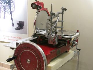 Antique Berkel & Parnall ' S Model 21 Slicing Machine Aufschnittmaschine Bild