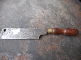 Messer Nr.  29 Holz L: 33cm Historisches Werkzeug Bootsbau Tischler Zimmermann Bild