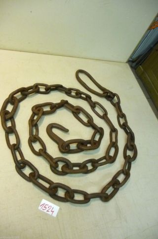 Nr.  1524.  Alte Kette Eisenkette 6,  2 Kg Old Iron Chain Bild
