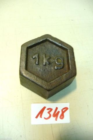 Nr.  1348.  Alte Gewicht 1 Kg Old Weight Bild