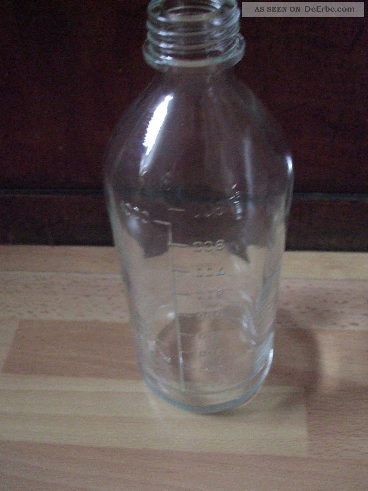Alte Infussionsflasche Mit Schraubverschluss Wohl Um1950 Selten Arzt & Apotheker Bild
