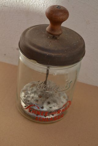 Antiker Sahneschläger Aus Glas,  Ca.  1,  0 Liter Bild