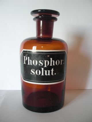 Phosphor,  Apothekerflasche,  Apothekergefäß Bild