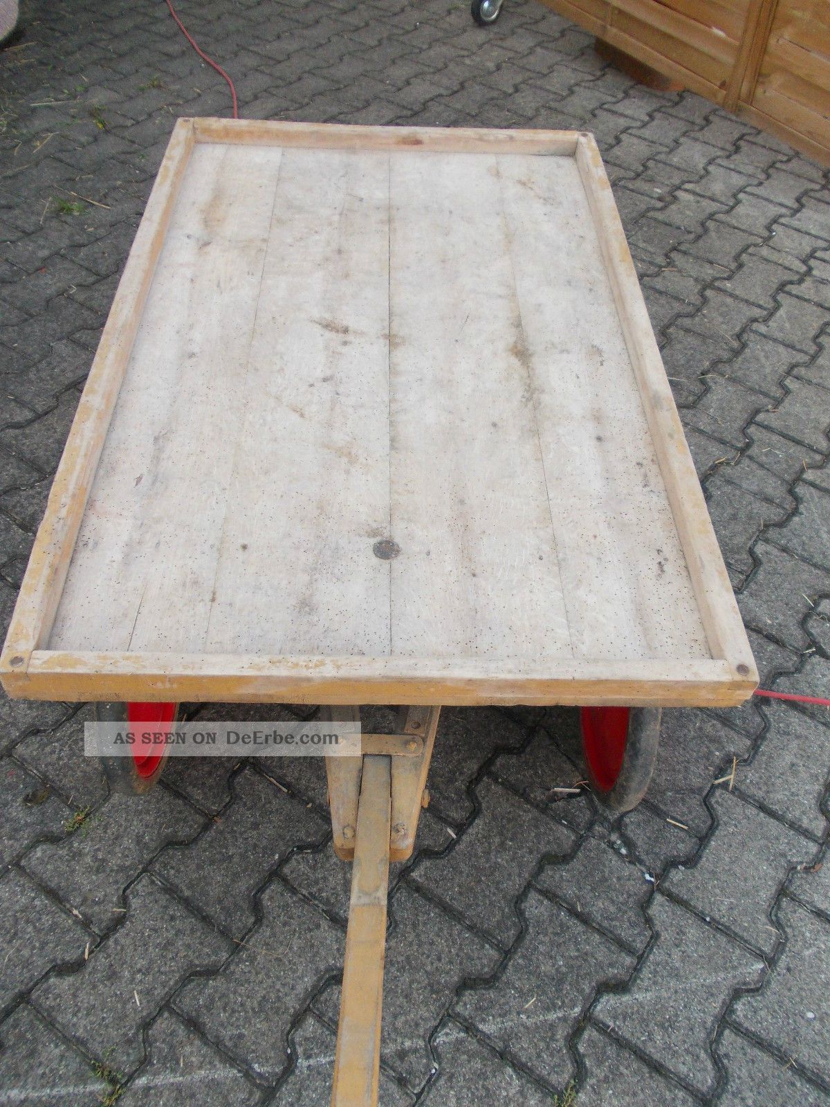  Alter Handwagen, Bollerwagen, Böuerlicherwagen Motiv 