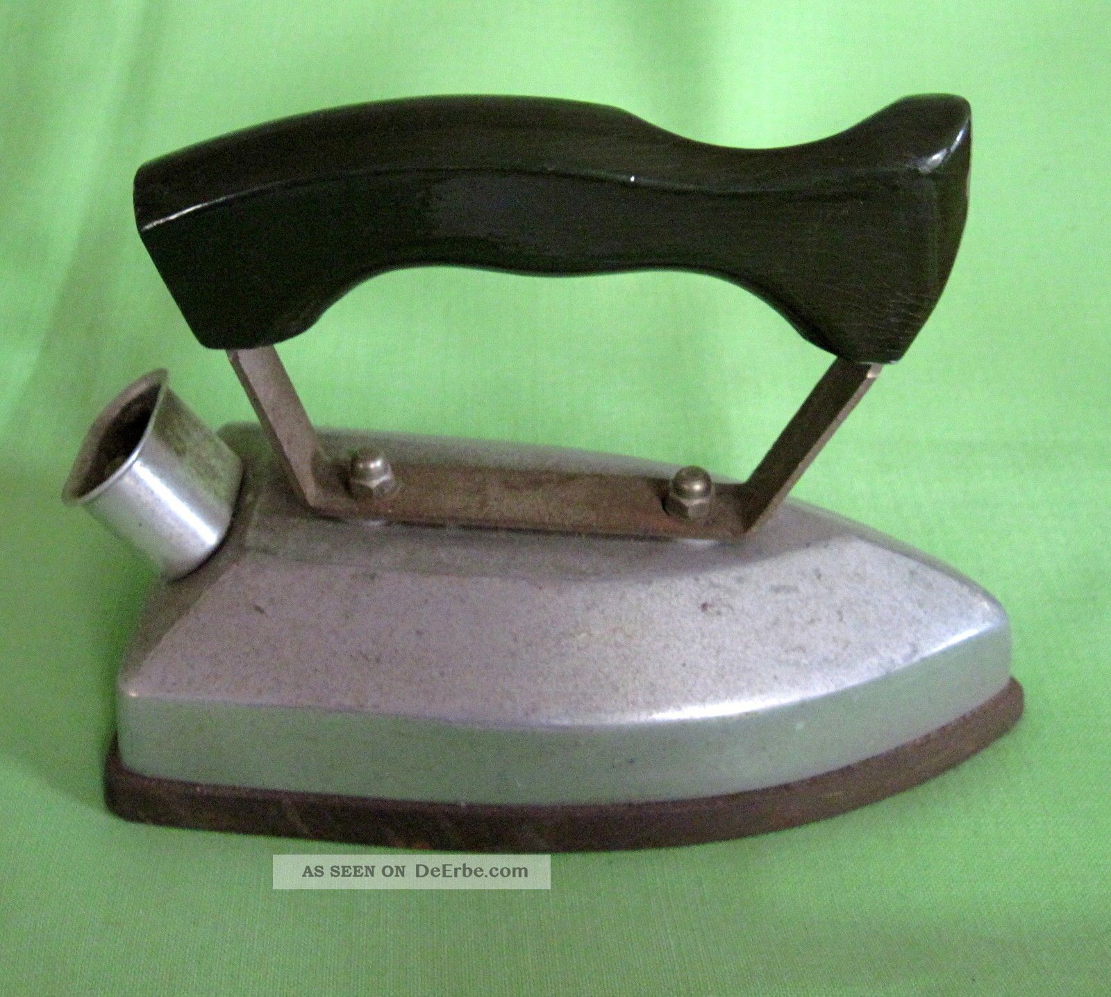 Antikes Elektr.  Schneider - Bügeleisen Mit Holzgriff/ 1 Schneider Bild