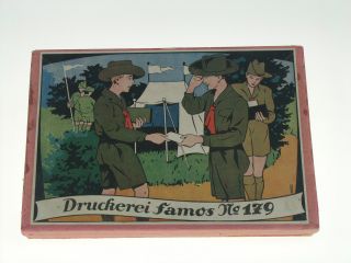 Druckerei Famos No 179 Jugendstil Um 1910,  Motivrahmen Bild