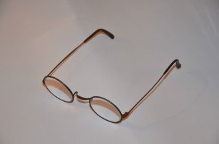 Brille Antik Optiker Tolle Deko Komplettes Brillengestellt Mit Glas Bild