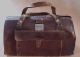 Seltene Alte Arzttasche,  Hebamentasche,  Ledertasche Aufarbeiten Lohnt Arzt & Apotheker Bild 2