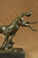 Züchtung Des Pferds Bronze Groß Sculpture Modern Art Marmor Basis Antike Bild 9