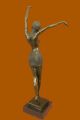Skulptur Bauchtänzer Bronze Art Deco - Chiparus - Statue Heißgus Statue Antike Bild 2