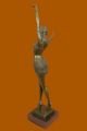 Skulptur Bauchtänzer Bronze Art Deco - Chiparus - Statue Heißgus Statue Antike Bild 3