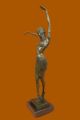 Skulptur Bauchtänzer Bronze Art Deco - Chiparus - Statue Heißgus Statue Antike Bild 4