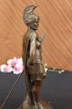 Vintage Signierte Bronzestatue Ritter Figur Dalou - Deko Kunst Plastik Antike Bild 9