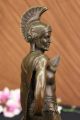 Vintage Signierte Bronzestatue Ritter Figur Dalou - Deko Kunst Plastik Antike Bild 10